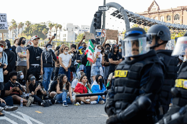 Protests in LA: Hundreds Stand Against Immigration Raids Live: Latest on LA protests against immigration raids