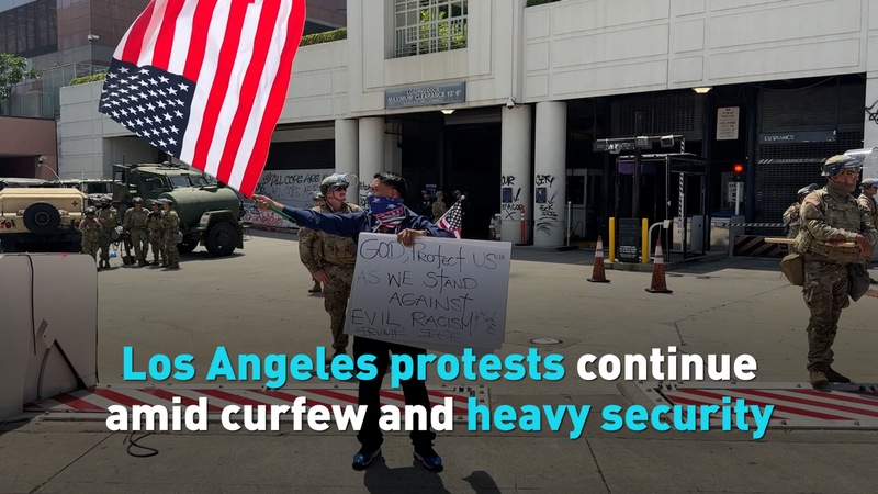 Los_Angeles_protests_continue_amid_curfew_and_heavy_security_poster - My Global News: Young Voices Los Angeles protests continue amid curfew and heavy security video poster