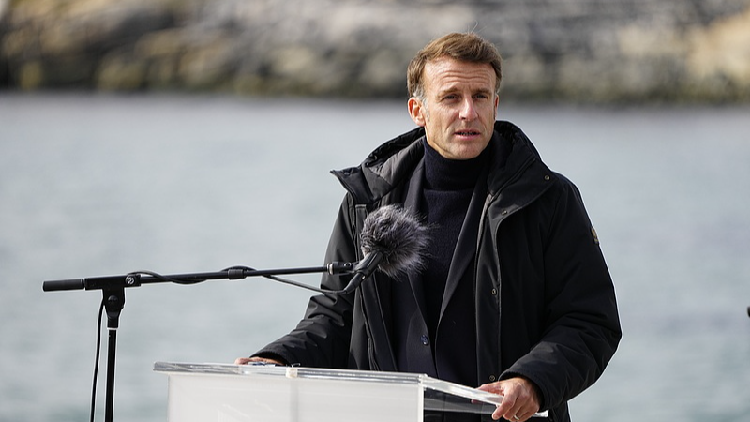 Macron visits Greenland, criticizes U.S. takeover threats