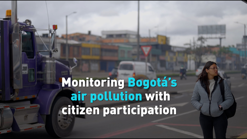 Monitoring Bogota's air pollution with citizen participation video poster