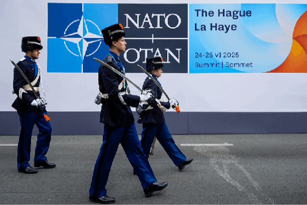 NATO Leaders Gather to Talk Defense Spending Amid Global Tensions 🛡️ NATO pushes 5% defense spending goal as summit opens in The Hague