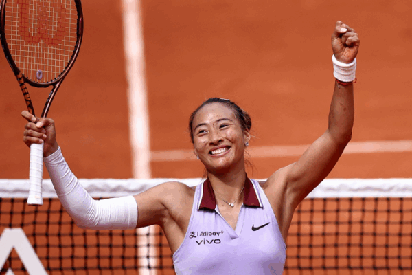 Zheng Qinwen Shines into French Open Quarterfinals! πΎ Olympic champion Zheng Qinwen battles into French Open quarterfinals