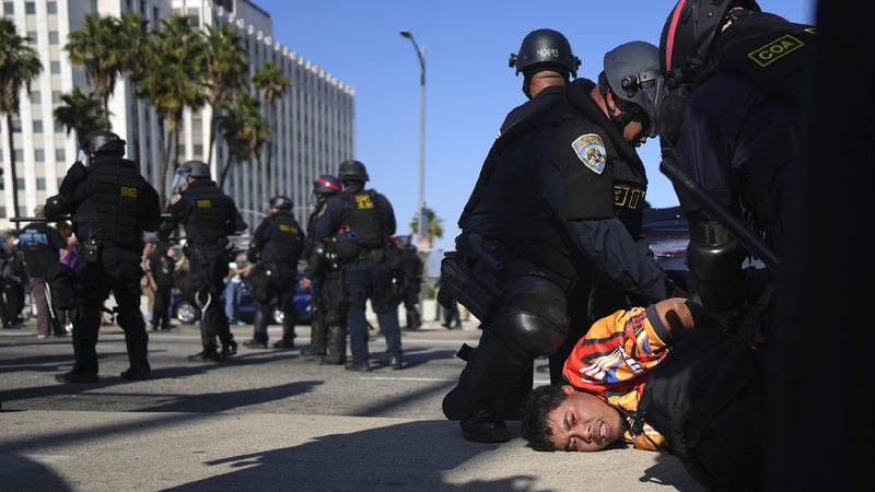 Police_make_mass_arrests_in_LA_during_nighttime_curfew - My Global News: Young Voices Police make 'mass arrests' in LA during nighttime curfew