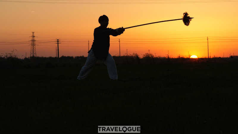 Practicing_baijiquan_at_sunset - My Global News: Young Voices Practicing baijiquan at sunset