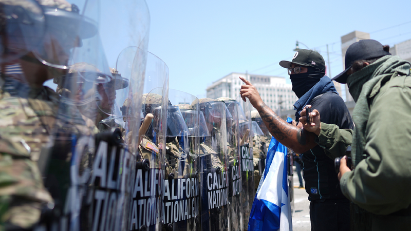 Protesters_clash_with_National_Guard_in_Los_Angeles - My Global News: Young Voices Protesters clash with National Guard in Los Angeles