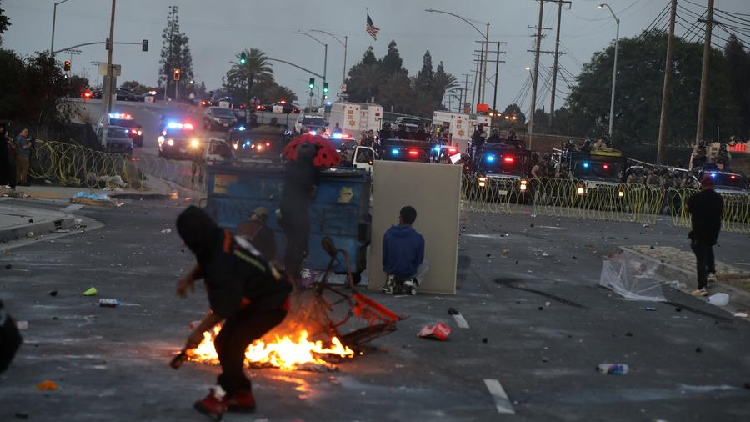 'Riots' in Los Angeles demonstrate one of U.S.'s political problems