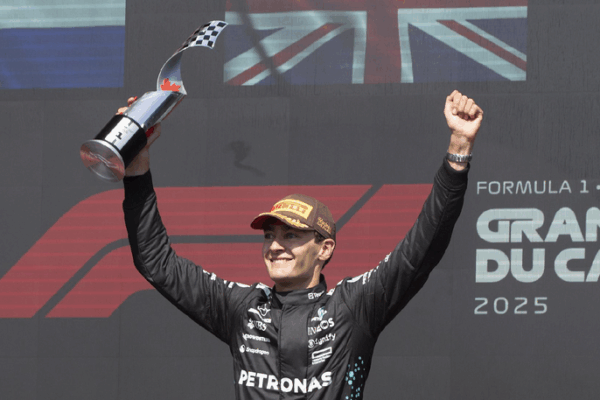 George Russell Wins Canadian GP as McLarens Collide in Dramatic Finish Russell holds off Verstappen for Canadian GP win as McLarens collide