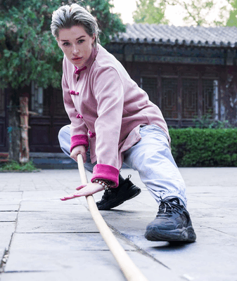Russian Actress Anastasia Trains Kung Fu at Shaolin Temple to Become Action Star Russian actress trains at Shaolin Temple video poster