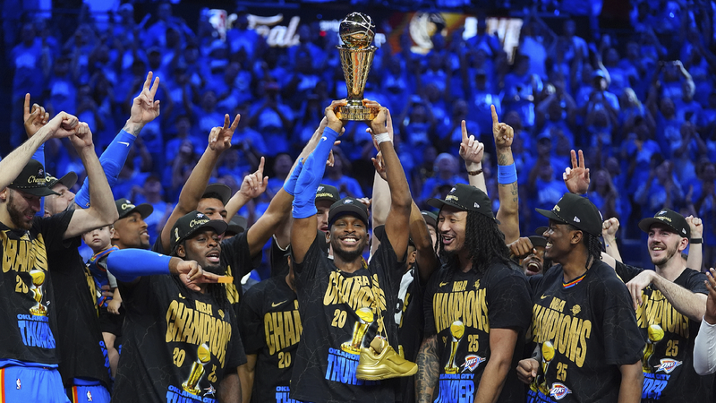 SGA named NBA Finals MVP as Thunder defeat Pacers 103-91 to seal title