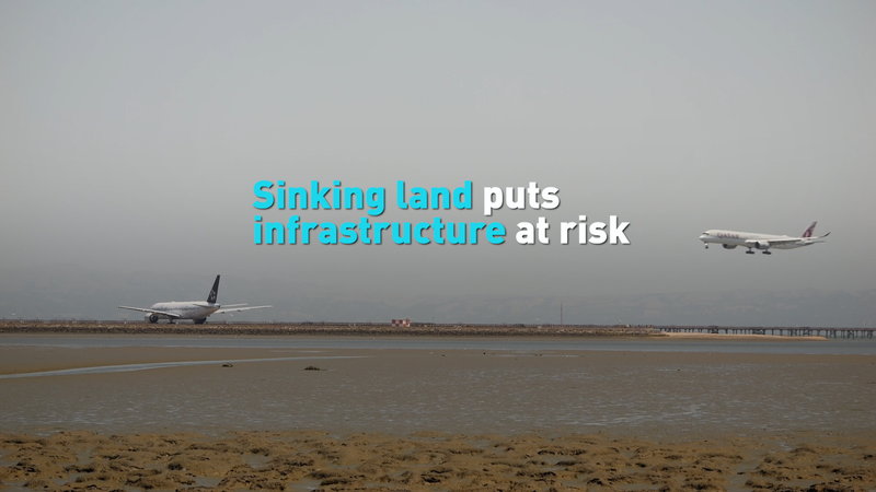 Sinking land puts infrastructure at risk video poster