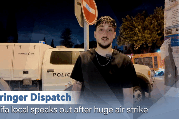 Learning About Haifa: A Beautiful Port City π Stringer Dispatch: Haifa local speaks out after huge strikes video poster