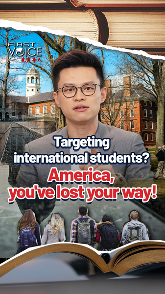 Targeting international students? America, you've lost your way! video poster