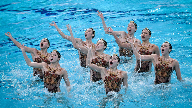 Team China dominate 1st day of Artistic Swimming World Cup Super Final