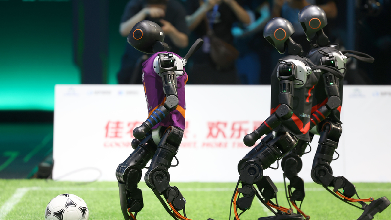Tsinghua_University_wins_Chinas_1st_humanoid_robot_33_football_event - My Global News: Young Voices Tsinghua University wins China's 1st humanoid robot 3×3 football event