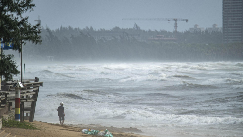 Typhoon Wutip expected to make 1st landfall in S China's Hainan