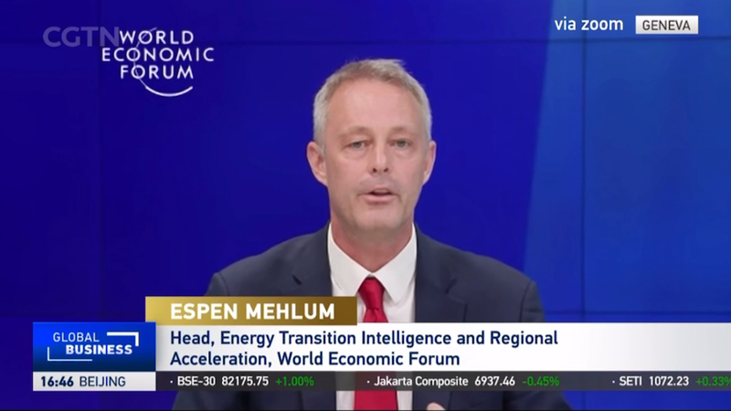 WEF: China leads in energy transition among emerging economies video poster