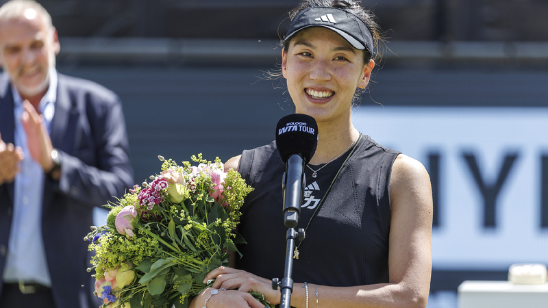 Wang finishes as runner-up at Berlin Open in grass-court breakthrough