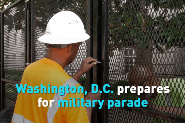 A March Through History: Military Parades in Washington D.C. Washington, D.C. prepares for military parade video poster
