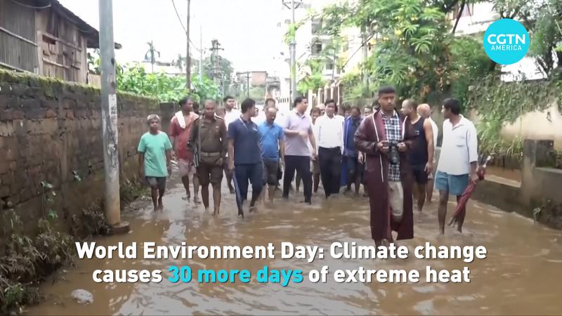 World Environment Day: Climate change causes 30 days of extreme heat video poster