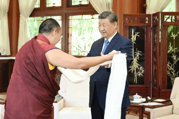 President Xi Jinping Meets Panchen Rinpoche for Unity and Harmony Xi Jinping receives visit from Panchen Rinpoche