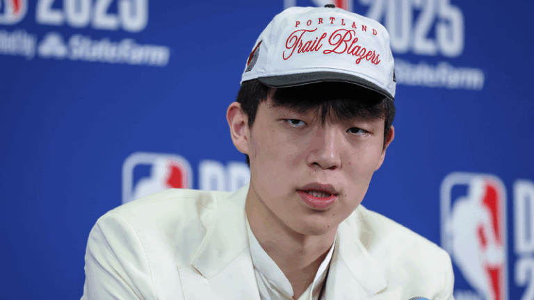 Yang Hansen goes to Portland with 16th pick in NBA Draft