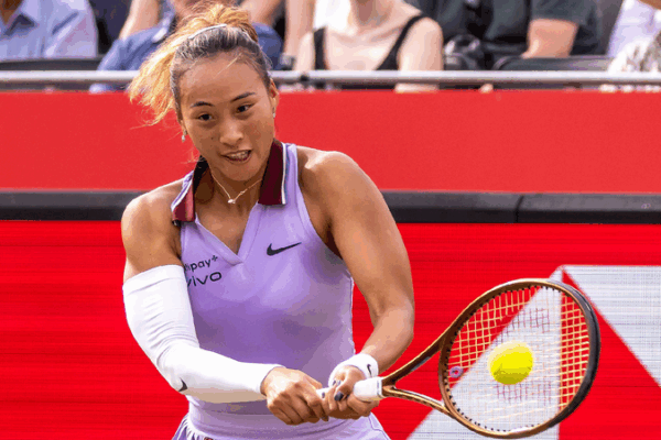 Zheng Qinwen Shines: Reaches First Grass Court Semifinals! Zheng reaches first career grass-court semis, Zhang exits from doubles