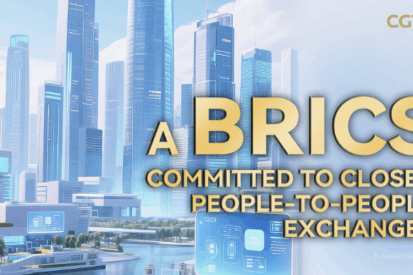 China Encourages BRICS Countries to Make New Friends! AIGC Poster: China urges BRICS to deepen people-to-people exchanges video poster
