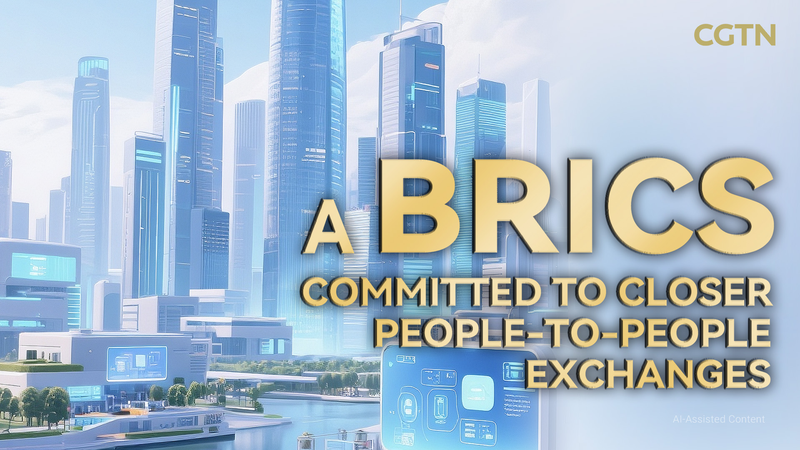 AIGC Poster: China urges BRICS to deepen people-to-people exchanges video poster