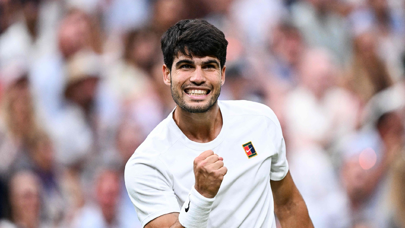 Alcaraz_survives_Rublev_test_to_stay_on_course_for_Wimbledon_hat-trick - My Global News: Young Voices Alcaraz survives Rublev test to stay on course for Wimbledon hat-trick