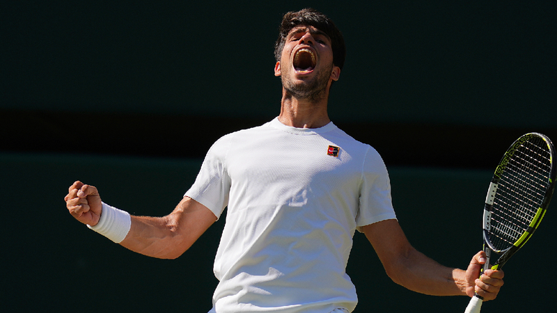 Carlos Alcaraz and Jannik Sinner: Tennis Showdown at Wimbledon! ๐พ Alcaraz to face Sinner at Wimbledon in rematch of French Open final