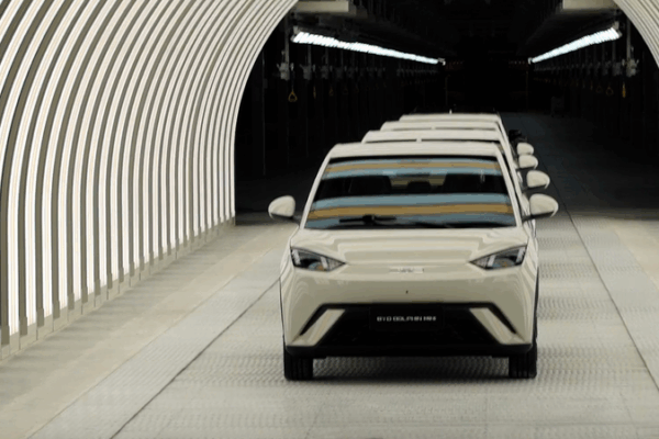 BYD Builds Its First All-Brazilian Electric Car! ⚡ BYD launches EV production in Brazil video poster
