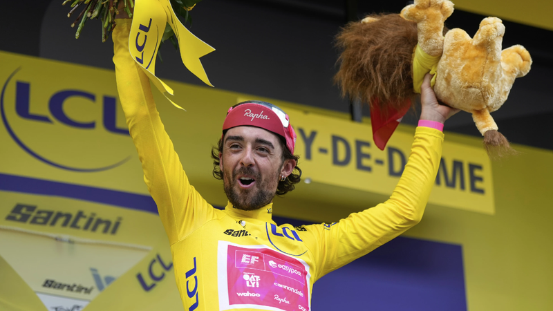 Ben Healy Takes Lead at Tour de France After Stage 10! ๐ดโโ๏ธ๐ Ben Healy takes Tour de France yellow jersey after Stage 10