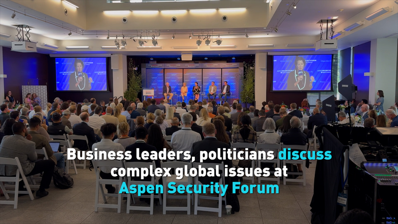 What’s Happening at the Aspen Security Forum in Colorado? Business leaders, politicians discuss issues at Aspen Security Forum video poster