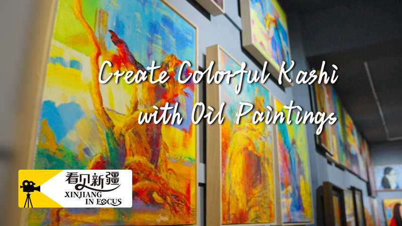 Creating colorful Kashi with oil paintings video poster