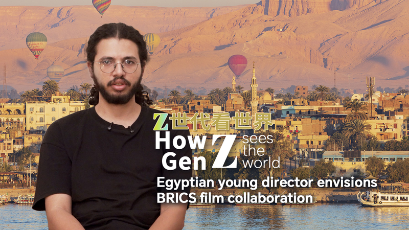 Egyptian young director envisions BRICS film collaboration video poster