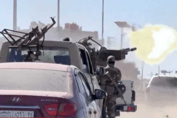 Israel strikes Damascus as fighting rages in southern Syria video poster