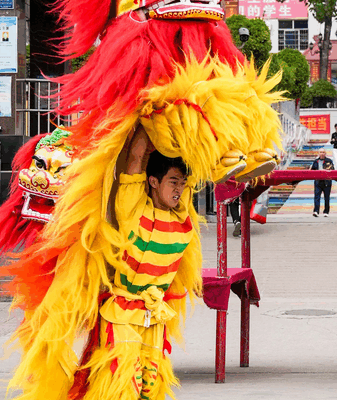 Discover the Exciting Lion Dance: Where Kung Fu Meets Tradition! π¦ Lion dance: A martial art-driven cultural heritage video poster