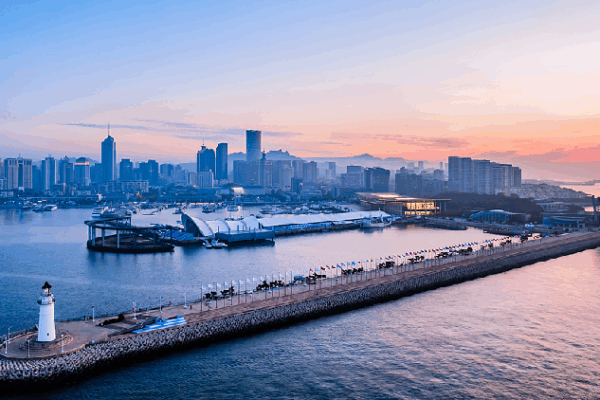 Discover Qingdao International Sailing Center: China’s Coastal Gem Live: A view of Qingdao International Sailing Center in Shandong