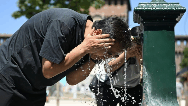 Live: Extreme heat grips Europe as new warnings are issued video poster