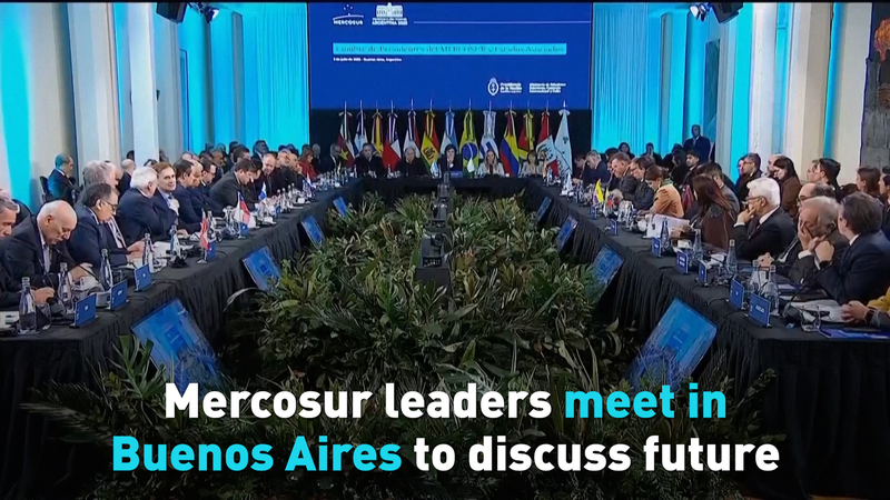 Mercosur leaders meet in Buenos Aires to discuss future video poster