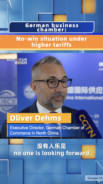 German Business Leader Says Higher Tariffs Hurt Everyone No-win situation under higher tariffs: German business chamber video poster
