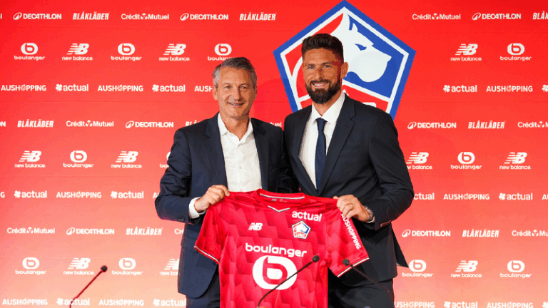Olivier Giroud signs one-year deal with French Ligue 1 club Lille