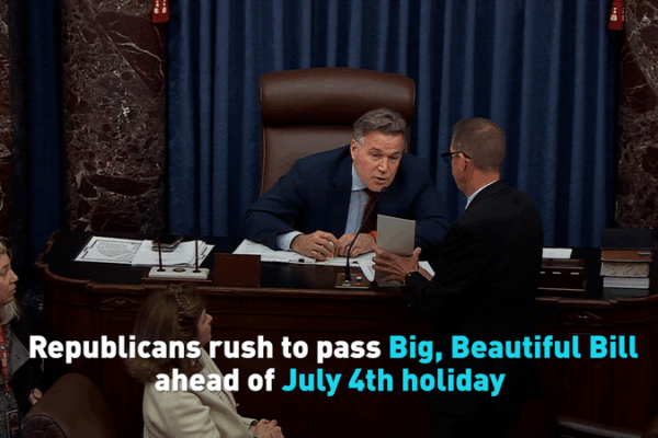 Lawmakers Race to Pass Important Bill Before July 4th Holiday Republicans rush to pass Big, Beautiful Bill ahead of July 4th holiday video poster