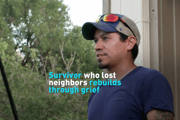 Finding Hope After the Storm: A Survivor’s Story Survivor who lost neighbors rebuilds through grief video poster