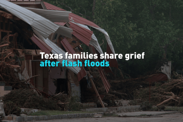 Texas Families Grieve After Devastating Flash Floods Texas families share grief after flash floods video poster