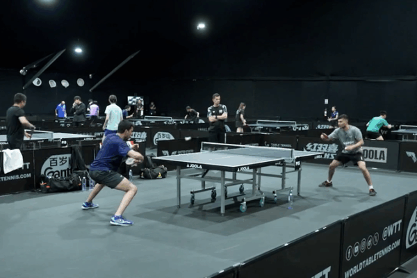 Table Tennis Stars Take Over Las Vegas! ๐โจ Top table tennis players take over Las Vegas video poster