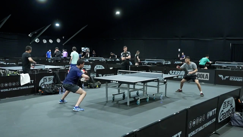 Top table tennis players take over Las Vegas video poster