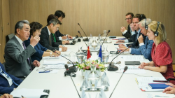 China’s Wang Yi and the EU Talk About Being Friends π€ Wang Yi: EU should establish objective, rational perception of China