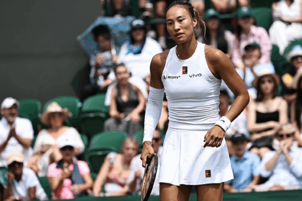 Chinese Tennis Star Zheng Qinwen Upset in Wimbledon First Round; Wang Xinyu Advances Wimbledon: Olympic champion Zheng ousted, Wang reaches second round