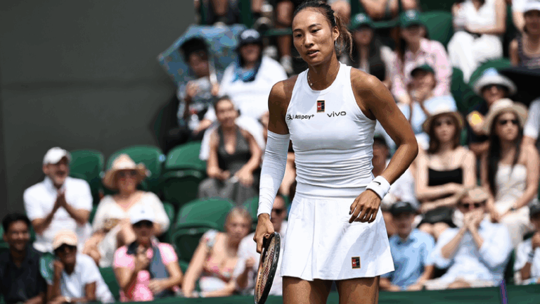 Wimbledon: Olympic champion Zheng ousted, Wang reaches second round